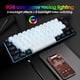 thumbnail image 4 of Teclado Para Juegos 60% Cableado Retroiluminado Rgb Resistente Al Agua, 4 of 7