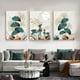 thumbnail image 3 of 3pcs Green Leave Flying Bird Deer Wall Poster, Wall Canvas, Canvas Painting, 15.7*23.6in Frameless, 3 of 4