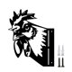 thumbnail image 2 of Arte Animal Del Metal Del Arte Artificial Del Patio Del Animal Del Metal Para El Polluelo Del Patio Del Césped Exterior, 2 of 5