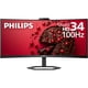 thumbnail image 1 of Monitor Philips 34E1C5600HE 34 UltraWide QHD 21:9 Curvo USB-C, 1 of 3