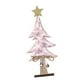 thumbnail image 3 of Decoración De Mesa De árbol De Navidad De Madera De 8,66 "H Para Ventana, Escritorio, Navidad, Color Rosa, 3 of 5