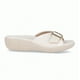 thumbnail image 1 of Sandalia Mujer Crema/Dorado Fascitis Anabela 16 Piccadilly, 1 of 3