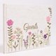 thumbnail image 1 of Libro de invitados Upstart Decor floral de lino rosa 10x8 pulgadas, 1 of 7