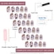 thumbnail image 4 of Set de uñas Glamnetic Harry Potter Hogwarts 30 de Press On Nails, 4 of 6
