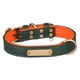 thumbnail image 4 of Collar De Perro Personalizable Con Etiqueta De Nombre Personalizada Para Animales De Interior, Gatos, Cachorros, Verde, XL, 4 of 5