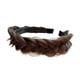 thumbnail image 5 of Diadema Trenzada Para El Cabello, Diadema Trenzada Hecha A Mano, Banda Para El Cabello Gruesa Para Mujer, Color Marrón Claro, 5 of 5