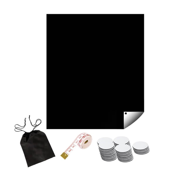 Cortina Opaca Para Privacidad, Resistente Al Calor, Cortada A Cualquier Tamaño/forma, Cortina Opaca De 145 Cm X 300 Cm