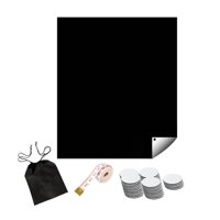 Bothyi - Cortina Opaca Para Privacidad, Resistente Al Calor, Cortada A Cualquier Tamaño/Forma, Cortina Opaca De 145 Cm X 300 Cm