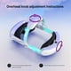 thumbnail image 3 of Compatible con Meta Quest 3S VR Head Strap - 8000mAh Extended Playtime Battery, Comfort Headband Replacement ajustable para VR Gaming Accesorios-Blanco, 3 of 6