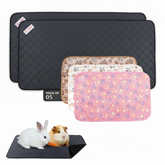 Forros para Jaulas LUFTPETS Pack de 5 145 x 71 cm Lavables de Forro Polar