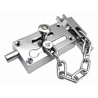 Genérica - Cerradura Cadena Seguridad Antirrobo Pestillo Puerta De Acero Inoxidable