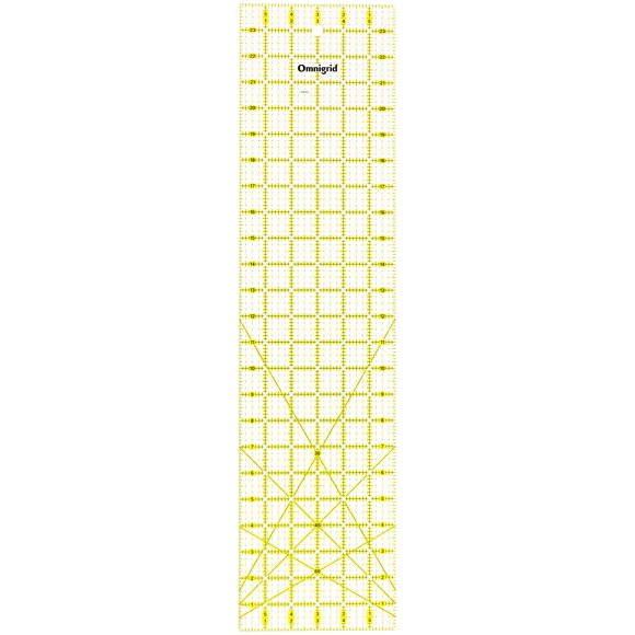 Regla Omnigrid 15 cm x 61 cm Rectangular para Quilting y Costura