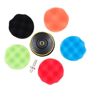 Ioensy - 8X Kit De Almohadillas De Pulido Para Automóviles Accesorios De Taladro Multipropósito Almohadillas Pulidoras De 6 Pulgadas