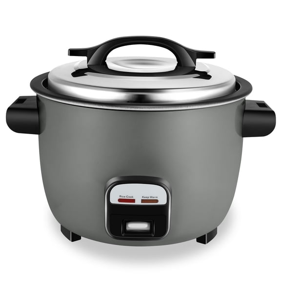Olla Arrocera Comercial Wutfly de Acero Inoxidable para 40 Tazas