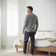 thumbnail image 4 of Pijama Hombre Algodón Estampado Garfield gris L, 4 of 7