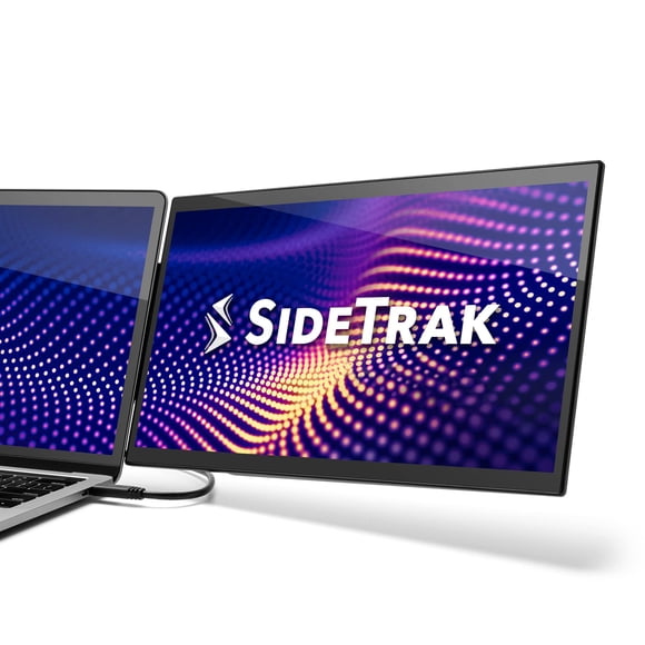 SideTrak Swivel Pro 13.3" Ultra Delgado Monitor Portátil Adjuntable, FHD IPS 1080p para Portátiles, con Soporte y Bisagra Patente Giratoria, compatible con Mac, PC y Chromebook, Conexión USB‑C®