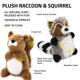 thumbnail image 2 of Juguete para perro Playology Pack de 2: Mapache y Ardilla con aroma, 2 of 6