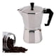 thumbnail image 4 of Cafetera Italiana 3 Tazas Xpresso Portatil Café Gris, 4 of 5