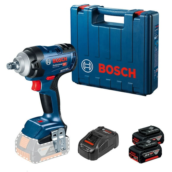 Llave De Impacto Inalámbrica Gds 18v-400 +2 Bat + Carg