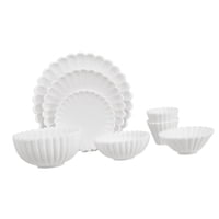 Bothyi - 8X Accesorios De Cocina Para Casa De Muñecas En Miniatura 1/6 Cuenco Para Platos Regalo Para Niños Blanco