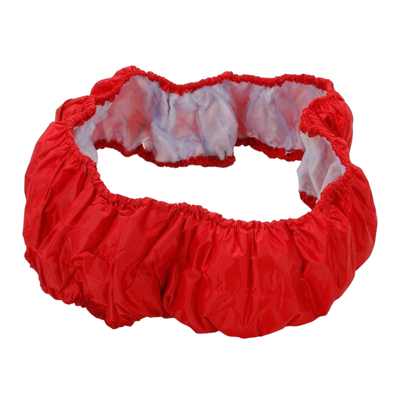 Magideal - Cubierta De Resorte De Trampolín, Cubierta De Borde De Trampolín, Acolchado De Trampolín Portátil Resistente A Desgarros, Esponja De Tela Oxford, Cubi 32 Pulgadas 6 Agujeros