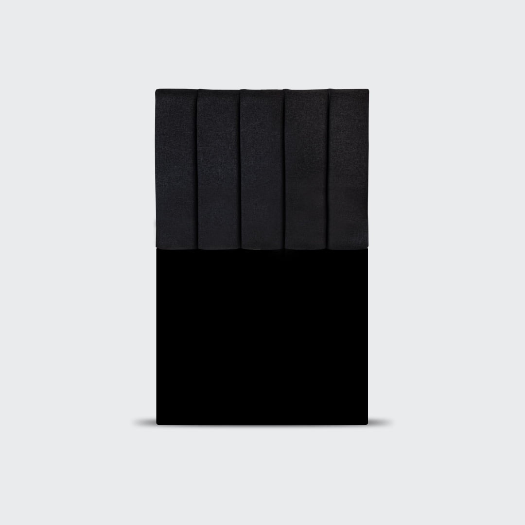 Ivi Home - Respaldo De Cama 1 Plaza Tubular Negro