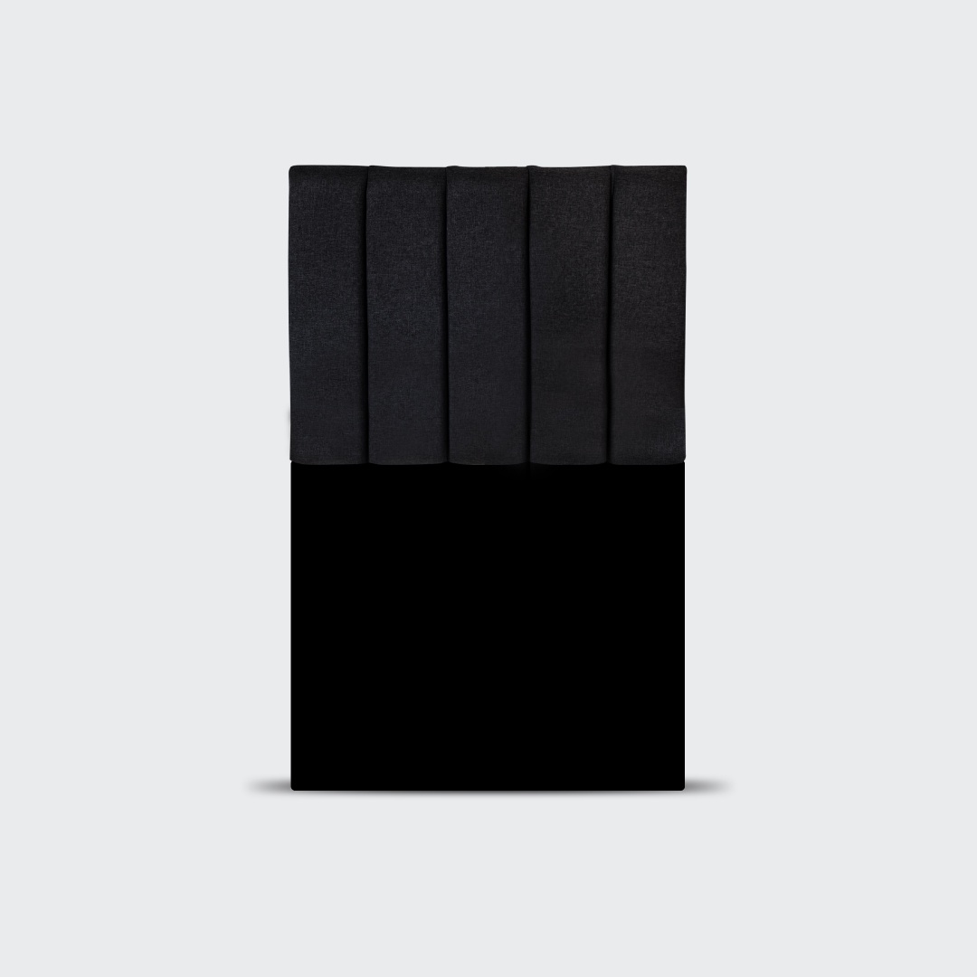 Ivi Home - Respaldo De Cama 1 Plaza Tubular Negro