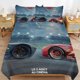thumbnail image 4 of Cars Lightning McQueen Boys 3 Piece Bedding with 1 Flat Sheet And 2 Pillowcases Twin Bed Sheets, 4 of 5