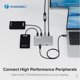 thumbnail image 5 of Hub Thunderbolt 4 USB4-HUB3A conectable con adaptador HDMI 4K, 5 of 8