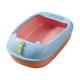 thumbnail image 2 of Bandeja De Arena Para Mascotas, Orinal, Jaula Para Inodoro, Caja De Arena Para Gatos Con Tapa Abierta Para Hámsteres, Gatito, Base Rosa, 42x28x16cm, 2 of 5