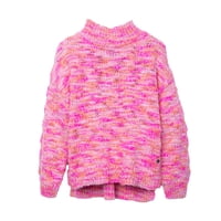 Pillin - Chaleco Niña Cerrado Grueso Cuello Alto Rosado