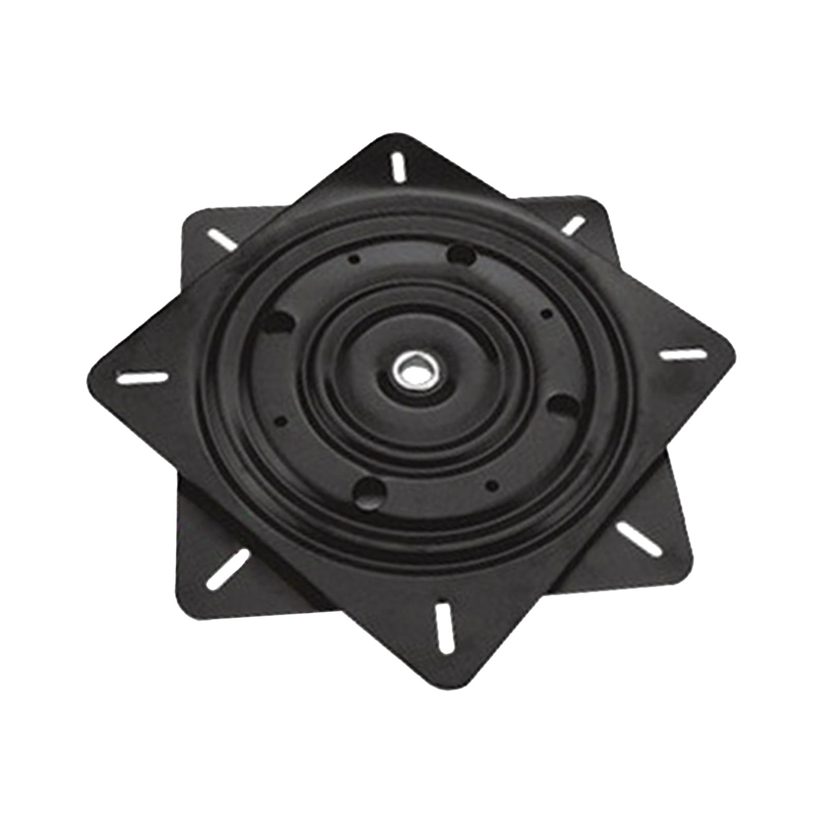 Magideal - Asiento De Barco Plano De 360 Grados, Placa De Acero Giratoria, Taburete De Bar, Placa De Montaje Giratoria, Soporte De Montaje De Asiento De Barco , 10 Pulgadas