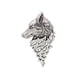 thumbnail image 2 of Lobo Retro Broche Camisa Pin Insignia En La Solapa De Los Hombres Del Juego De Joyería De Plata Antigua, 2 of 3