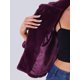thumbnail image 5 of INSPIRE CHIC Chaqueta de Piel Recortada para Mujer Solapa Cardigan Esponjoso Bolero 2026 Invierno Abrigo Corto de Piel Sintética Conjuntos L Púrpura Oscuro, 5 of 6