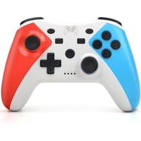 Veatool - Control Para Switch, Pro Controller Inalámbrico Para Switch, Mando Para Switch Con Doble Vibración, Bluetooth 5.0 Gamepad Con Joystick, Turbo Y 6 Eje Para Switch/Lite/Oled/Pc(Blanco)