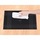 thumbnail image 3 of REGALWOVEN Juego de 8 Manteles Individuales para Decoración de Mesa de Comedor Interior Exterior Lavable Mantel de Mesa de Cocina Limpieza con Paño Negro 18*12in, 3 of 7
