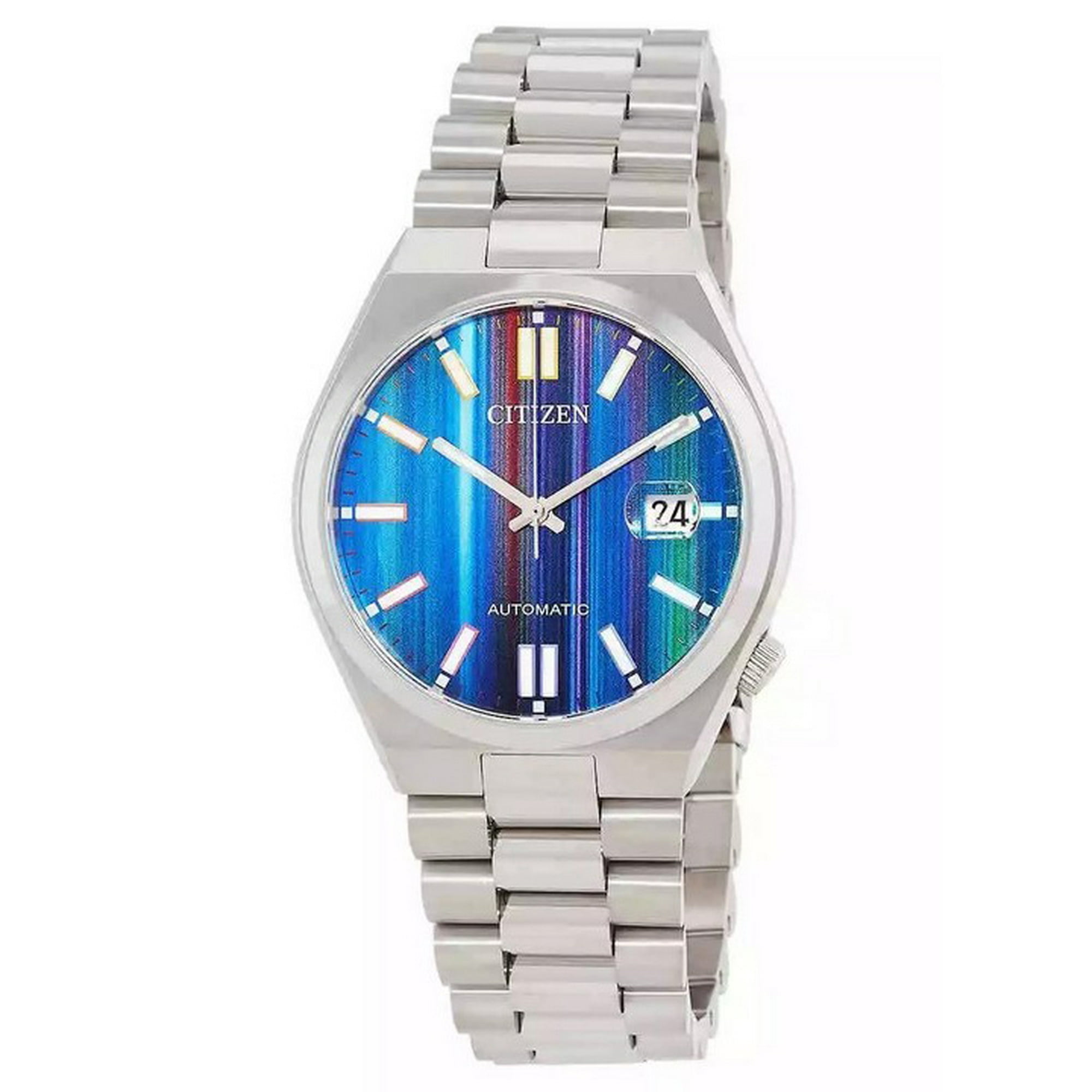 Reloj Citizen Tsuyosa Stainless Steel Multicolor Dial Automatic Nj0151-53w Men's Watch