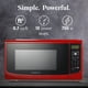 thumbnail image 2 of Horno microondas Farberware 0.7 Cu. Ft. Encimera 700W roja, 2 of 6