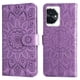 thumbnail image 5 of Funda tipo cartera FOXDOCK para Honor 100 , diseño girasol en relieve, cuero PU, cierre magnético, soporte y tarjetero, 5 of 5