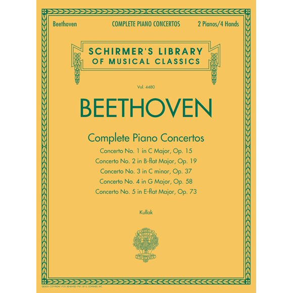Partitura G. Schirmer, Inc. – 352 páginas – 2 pianos