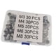 thumbnail image 3 of Kit De 150 Herramientas Para Tuercas Remachables M3 M4 M5 M6 M8 Para Decoración De Muebles Automotrices, 3 of 5