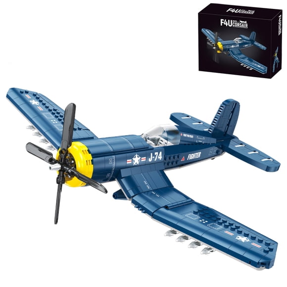 Bloques de Construcción GHQYTPR Avión de Combate F4U Corsair 767 Piezas