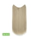 thumbnail image 1 of Xiao Hua Extensiones de cabello liso de una sola pieza, peluca de 56 cm de largo con diseño de hilo invisible, apta para cabello rizado o liso, peluca multifuncional para peinar, estilo K, 1 pieza., 1 of 3