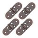 thumbnail image 1 of Bisagra de Mesa Plegable Uxcell, Paquete de 4 Bisagras de Mesa de Máquina de Coser de Borde Redondeado de Hierro de 270 Grados para Gabinete, Bronce Rojo, 1 of 7