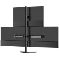 Soporte Triple Para Monitor Wali Mf003S Para 3 Pantallas De Hasta 27""
