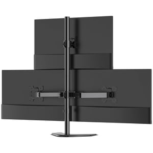 Soporte Triple Para Monitor Wali Mf003S Para 3 Pantallas De Hasta 27""