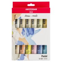 Acrílico Amsterdam Pack 12 Colores 20Ml Pasteles