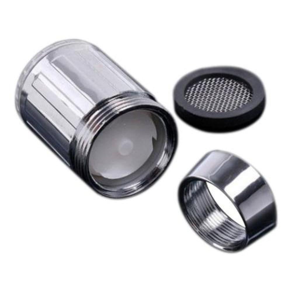 Genérico - Adaptador De Llave Lavaplatos Luz Led Sensor De Temperatura