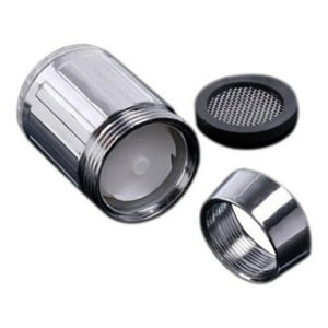 Genérico - Adaptador De Llave Lavaplatos Luz Led Sensor De Temperatura