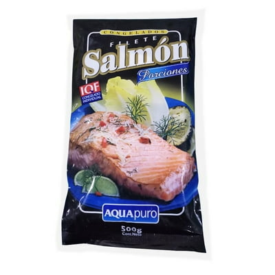 Salmón En Trozos Importado 500 G Aquapuro